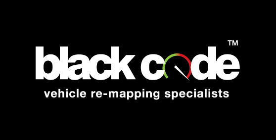 Black Code Vehicle Re-mapping based in Stafford Graphic design logo
