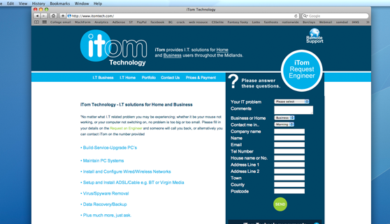 iTom Technology Website